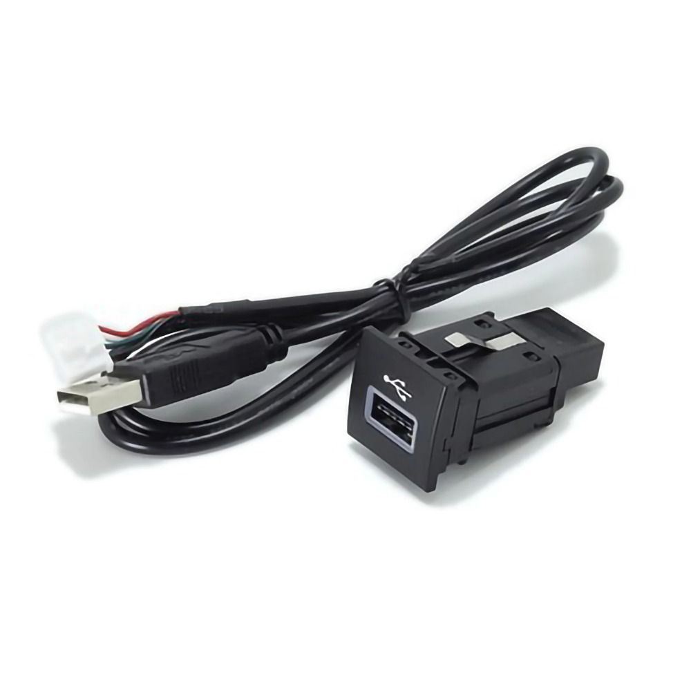 Prise de chargeur USB de voiture ABS Câble d'interface pour Volkswagen Golf 6 Jetta 5 MK6 Scirocco 2006-2012