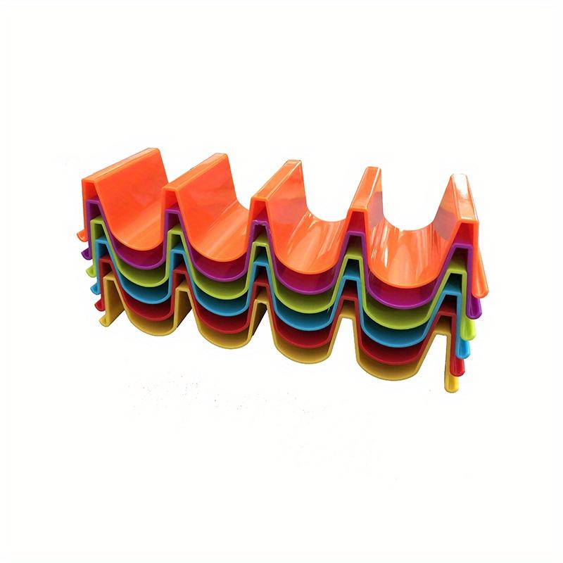 Mexican Roll Rack Taco Holder Tortilla Pancake Stand Holder Creative Wave Shape Tray Holder Taco Cake Rack Kitchen Gadgets