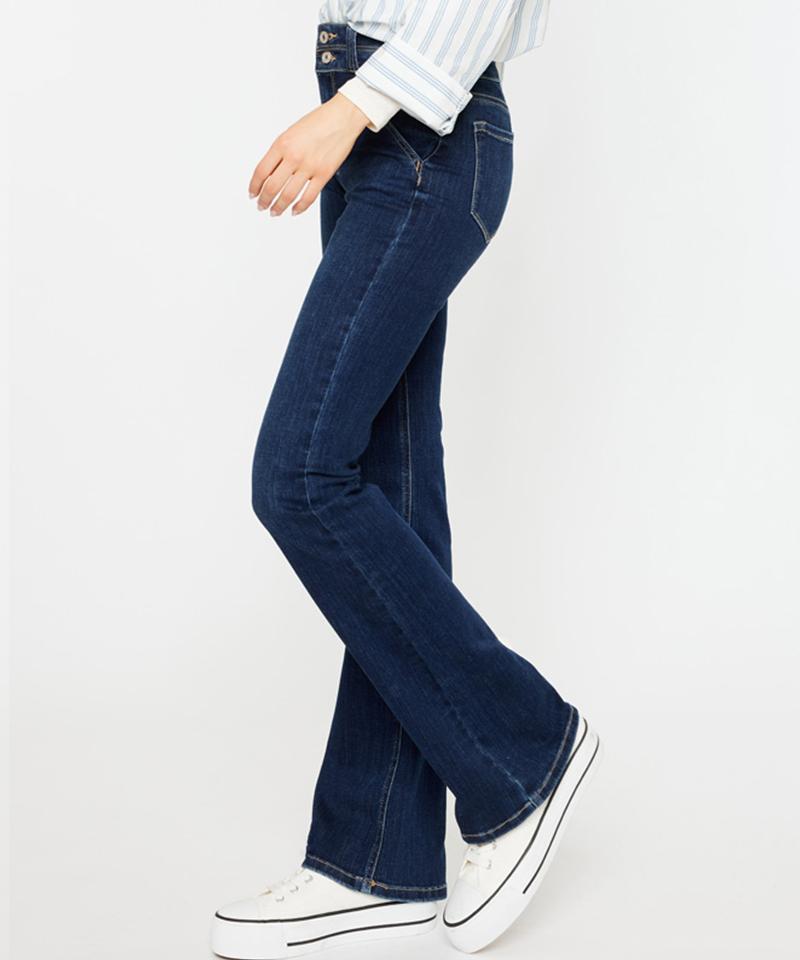 KANCAN High-Waisted Bootcut Jeans Matilda