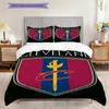 Cleveland Cavaliers Logo Bedding(1 * Duvet Cover + 2 * Pillowcase, Without Core) Soft and Comfortable Christmas Birthday Gift