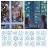 DIY Weihnachts-Schneeflocken-Aufkleber Elektrostatische Schaufenster-Dekoration Glasfenster Tür