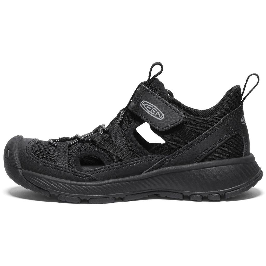 KEEN Kids' MOTOZOA SANDAL Sandals, Black/Alloy, Size 16.0 Cm