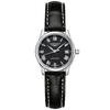 Master Series Automatic Mechanical Movement Roman Numeral Time Scale Black Dial Stainless Steel Case Crocodile Leather Strap L2.128.4.51.7