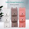 Waterproof Wall-Mounted Fabric Storage Bag for Bedside or Dorm Room