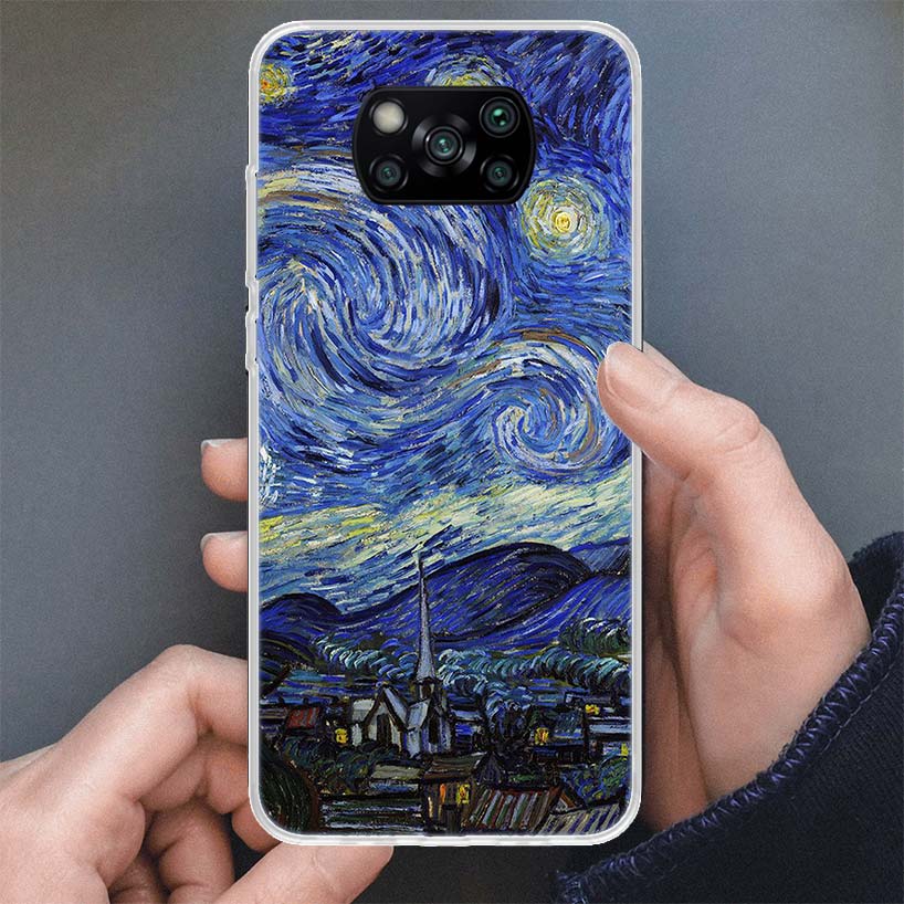 

Van Gogh oil Art Painting Phone Case For Xiaomi Poco X3 Nfc X5 X6 X7 Pro F7 Ultra F6 F5 F4 M6 M5S X4 GT M4 M3 F3 Soft Cover Shel Xiaomi Poco X5 Pro