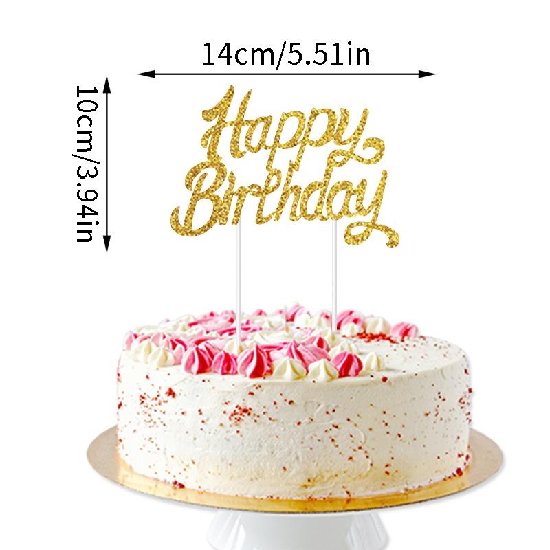 Birthday Themed Kids Party Supplies Glitter Letter Banner Garland Streamer Decorations