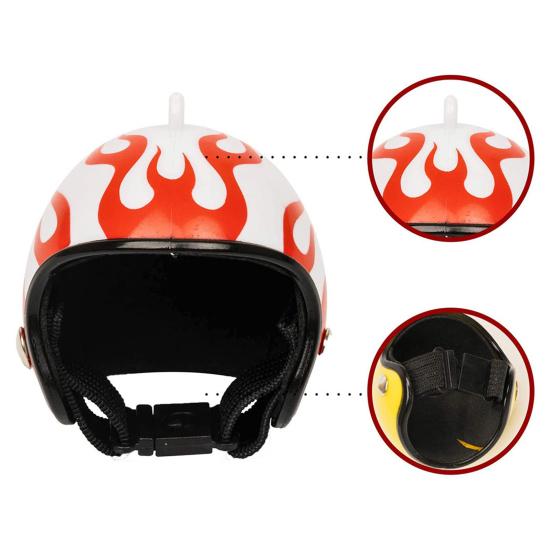 Casca de Găină Siguranță Pălărie Găini cu Curea Elastică Ajustabilă Mini Pălărie Păsări Papagal Costum Animal de Companie pentru Animal de Companie Mic Peruche Pato Găină