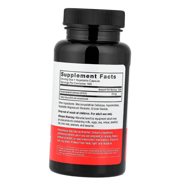 Déhydroépiandrostérone, 25, Force Factor 100 gélules (72641004)