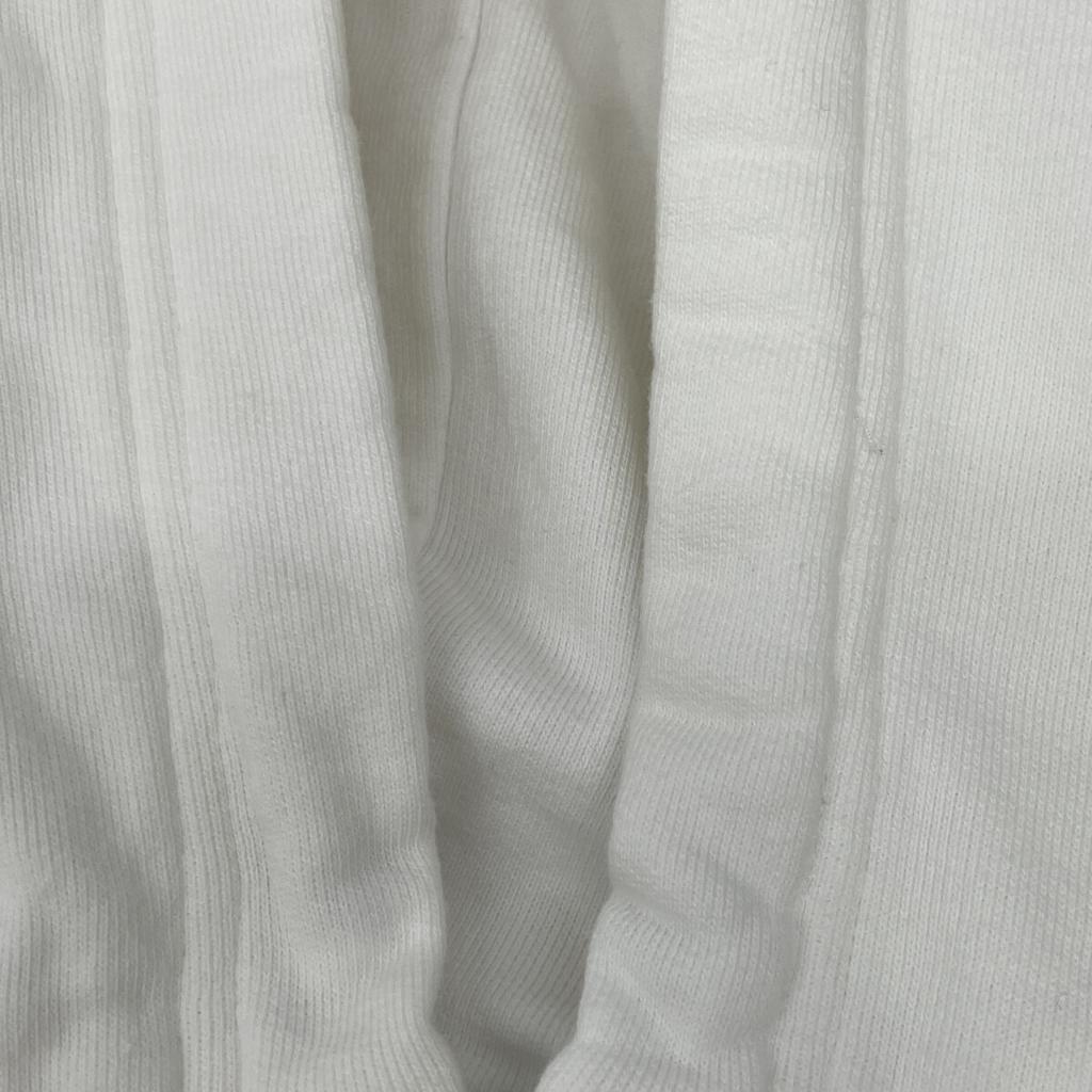 Prada White 138590 Triangle Crop Zip-Up Parka Jacket M whiteUsed