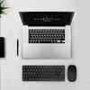 Tastatur-Maus-Kombination 2,4G Drahtloses Tastatur-Maus-Set Büro-Tastatur-Maus-Set Schlankes Design Plug and Play für PC Laptop