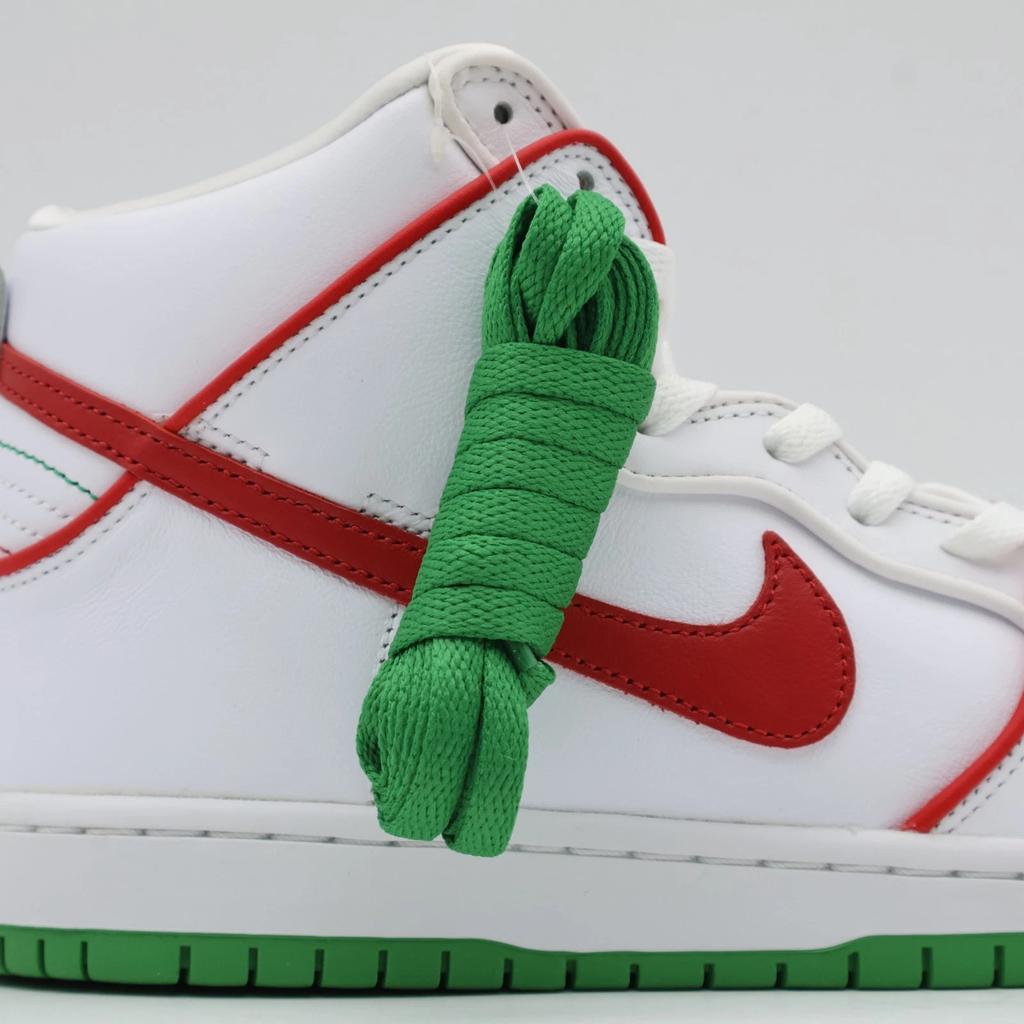CT6680-100 Paul Rodriguez Nike SB Dunk High Mexican Boxing White Red (Men's)