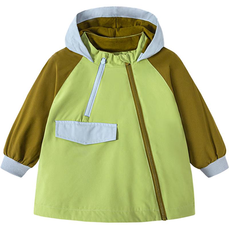 Mini Balabala Boys Soft Windproof Hooded Jacket 120