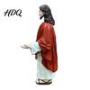 Jesus Figurine 5 Inch with Open Arm Hand Painted Religious Outstretched Hands Figure Statue Resin Christian Sculpture for Spiritual Collection