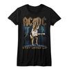Ladies AC/DC Stiff Upper Lip Black Rock and Roll Music Band T-Shirt Unisex T-Shirt