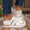 Autumn New Lace-up Breathable Sneakers Women's Plus Size 2025 Comfortable Low-Top Shoes
