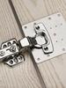 Universal Hinge Reinforcement Plate Kit (6-30pcs): Heavy-Duty Flat Brackets & Screws To Strengthen Cabinet & Furniture Doors