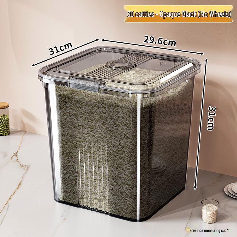 Pest-Proof Moisture-Proof Rice Flour Storage Jar | Food-Grade Large Capacity Container