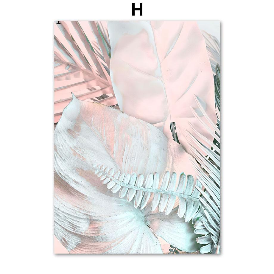 Pink Sea Ship Donut Lifebuoy Balloon Starfish Monstera Love Posters Nordic Wall Art Canvas Painting Living Room Home Decor