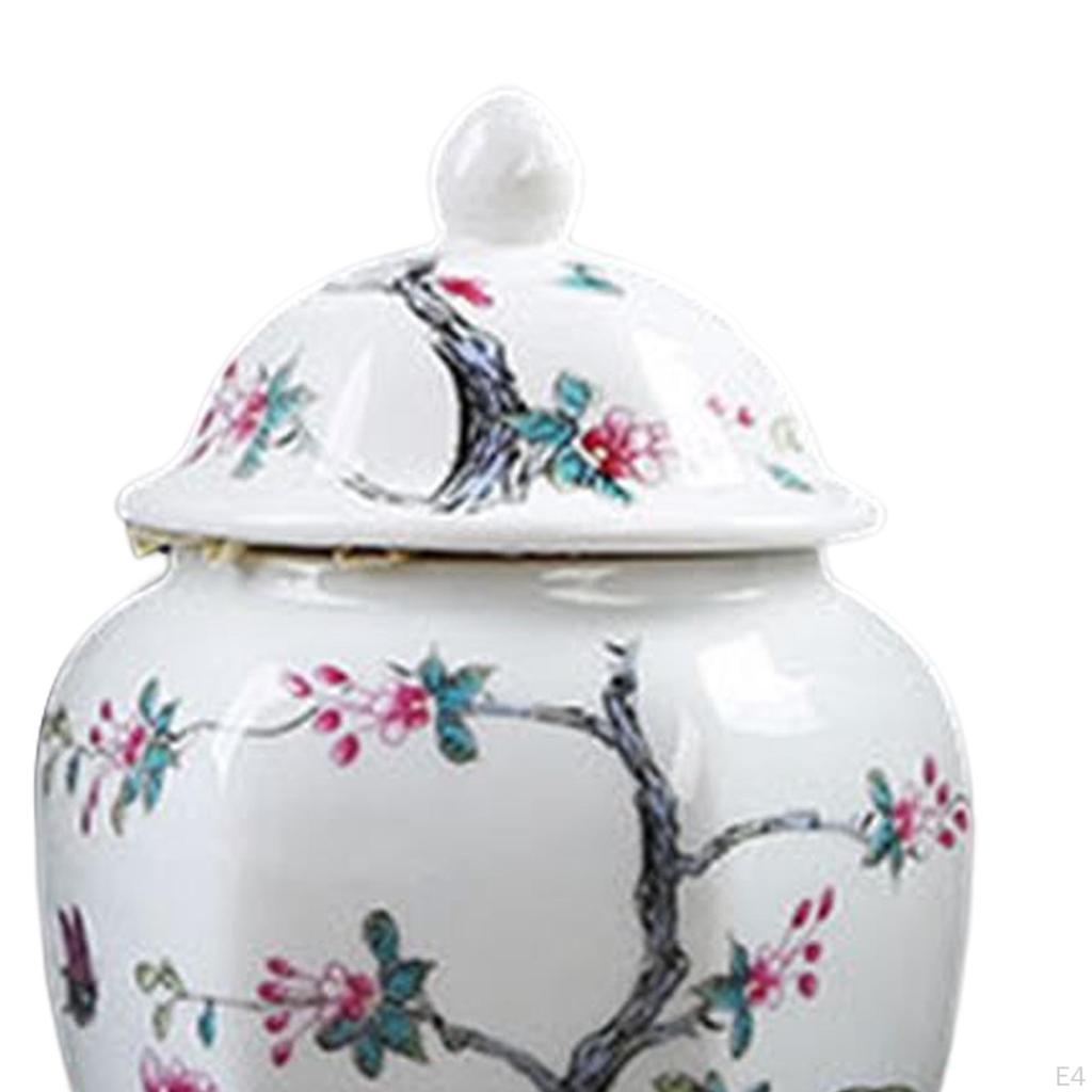 Zázvorová sklenice tradiční porcelánová chrámová váza na květiny pro domácí stolek