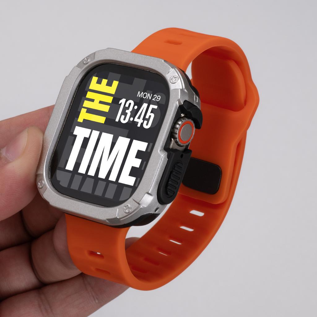 Case+Strap For Apple Watch Ultra 3/2 49mm 40/41 44/45 46mm Protective Cover Silicone Band For Iwatch Series 11 10 9 8 7 6 5 SE3