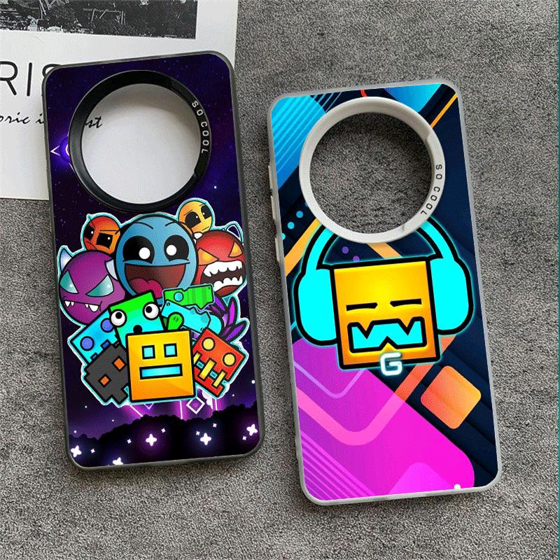 Geometry Dash Game Soft Phone Case for Xiaomi Redmi Note 13 14 15 Pro Plus 12S 12 11S 11 11T 10S 10 Shockproof Cover Back Shell