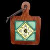 Japanese Style Wenge Wood Tile Trivet