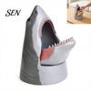 Shark Themed Box Snack Bowl Desk Organizer, Head Jewelry Candy Storage Box, Desktop Decorative Container for Home Office