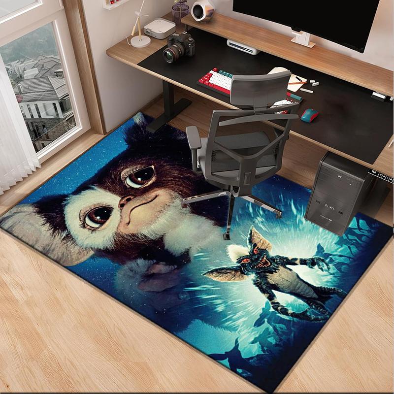 Mysterious Little Monster Office Rug Chair Mat, Game Carpet, Suitable for Front Door, Bedroom, Living Room, Desk, Holiday Gift