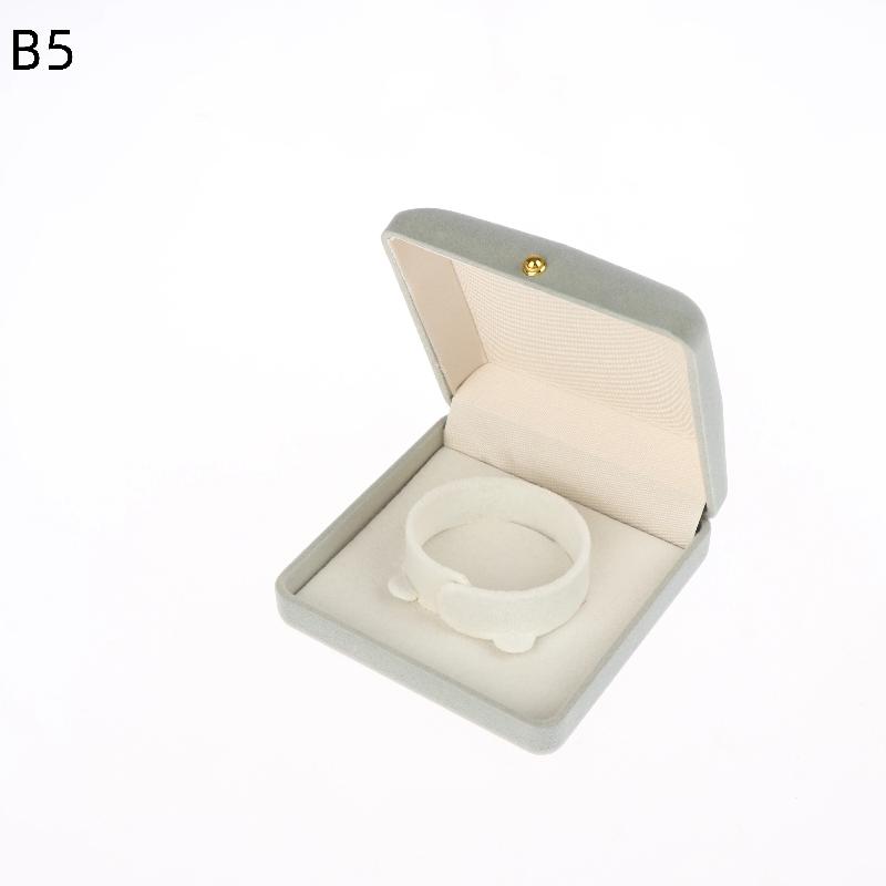 Velvet Jewelry Box Rings Necklaces Earrings Pendants Storage Box For Women Jewelry Packaging