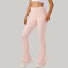 Women's High Waist Slimming Flare Yoga Pants - Butt Lifting Cropped Fitness & Running Trousers