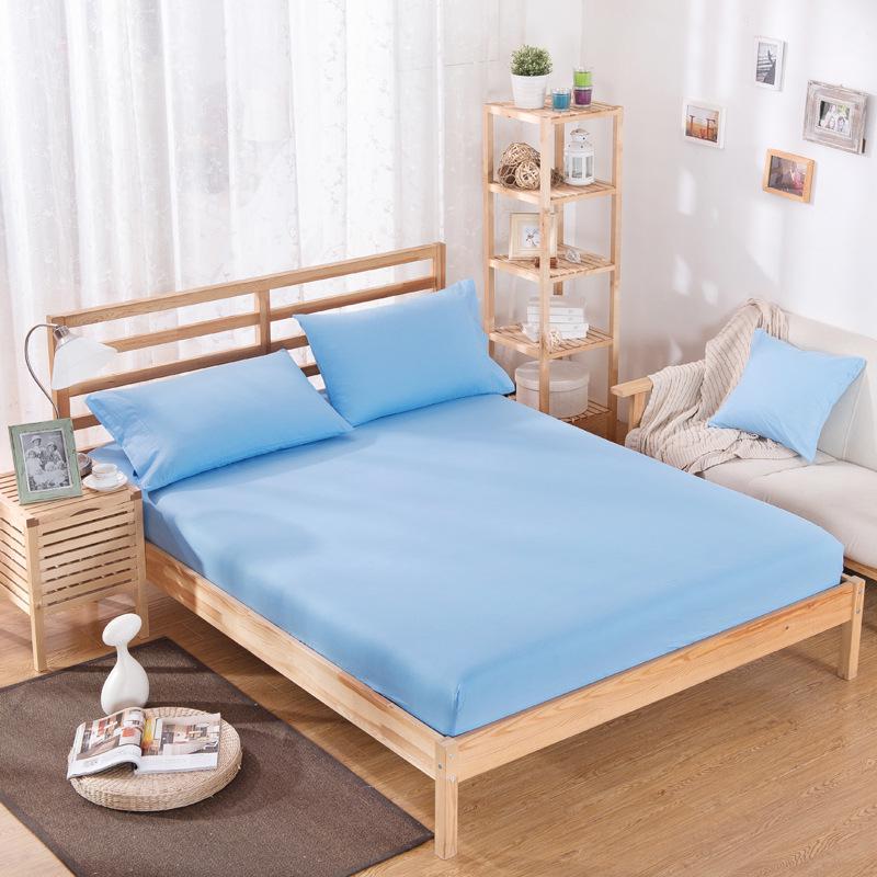 Buy Deep Pocket Single Solid Colored Fitted Sheet Design Fits a Variety