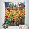 Sunflower Pattern Wall Decoration Tapestry Home Living Room Tapestry