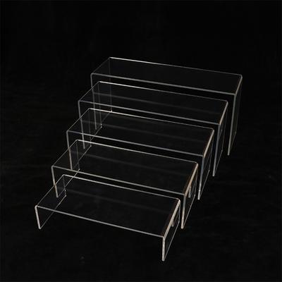 Suport de afișare din acrilic transparent în formă de U, raft de prezentare pentru bijuterii, suport pentru cupcakes, accesorii pentru figurine pentru bomboane pentru desert