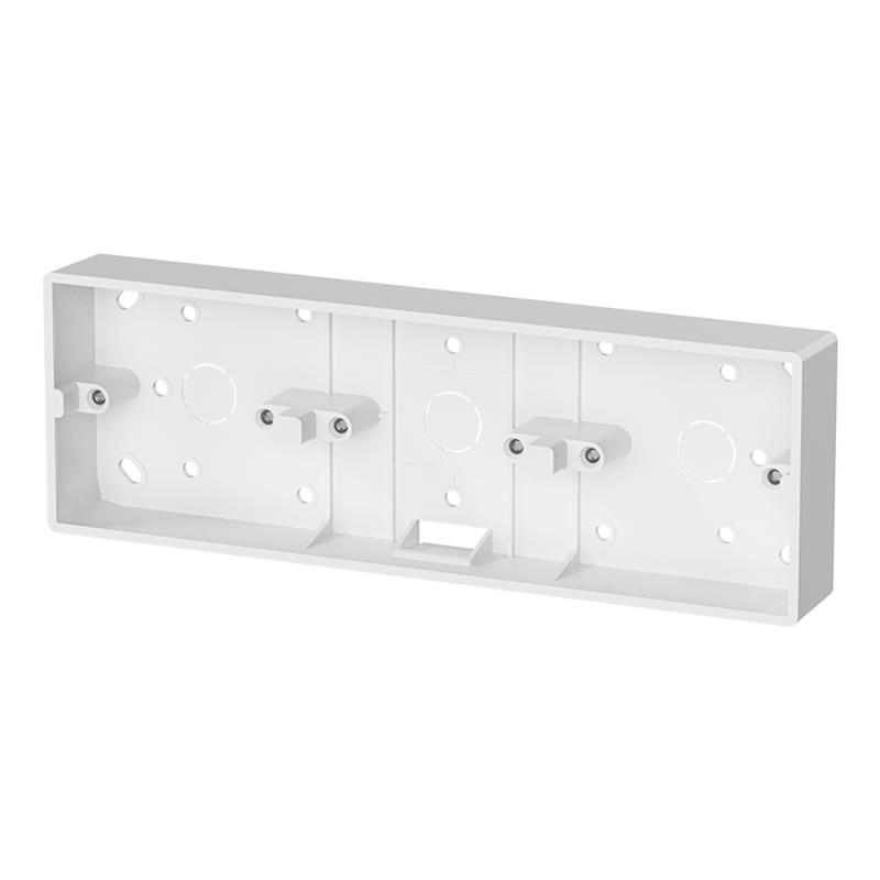 Universal PVC Type 86 Thickened Surface Mount Switch & Socket Junction Box, Double/Triple