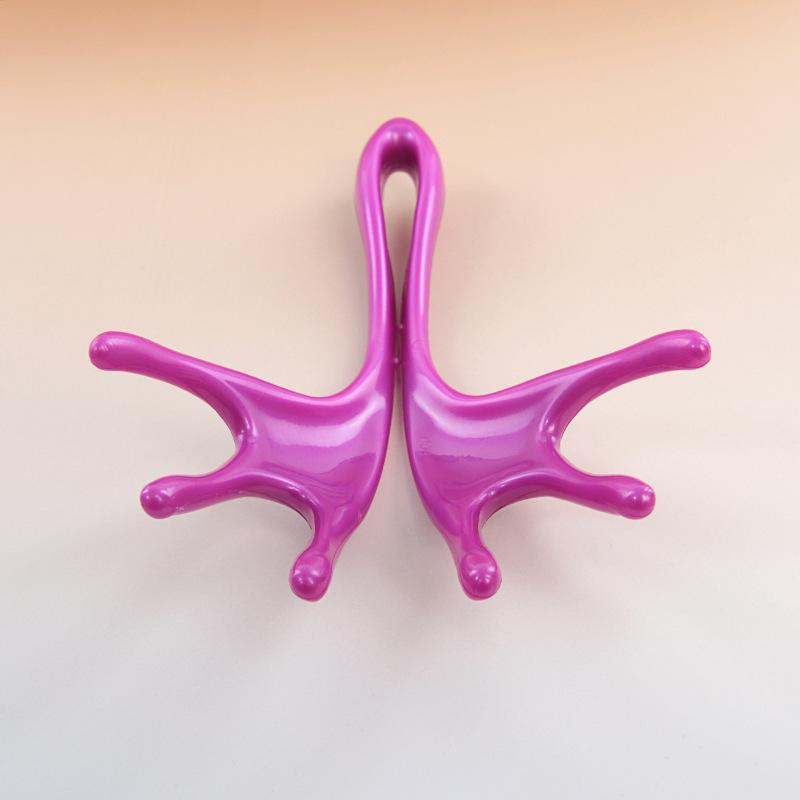 Portable frog claw shape manual head massage claws massage scalp hair root comfortable not hurt scalp not pinch hair