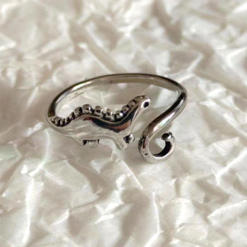 Simple Retro Three-dimensional Peacock Ring Female Ring