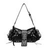 Vintage Y2K Crossbody Motorcycle Bag: Retro European and American Design