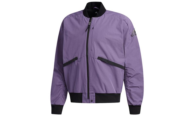 

Adidas Jackets Men s Tech Purple/Black Stand Collar Moderate Other FM9384 L