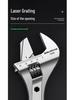 Multi-Function Adjustable Wrench: Quick-Open Chrome Vanadium Steel Pipe Pliers for Labor-Saving Household Use