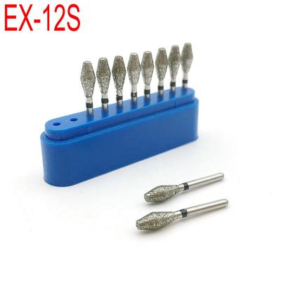 10 Pcs/box Dental FG Diamond Burs Drills High Speed Handpiece Polishing Whitening Product Dentist Tool EX-12S
