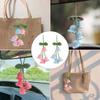 Everyday Driving Car Interior Accessories Crochet Car Mirror Pendant Charming Decorative Touch Convenient Installation