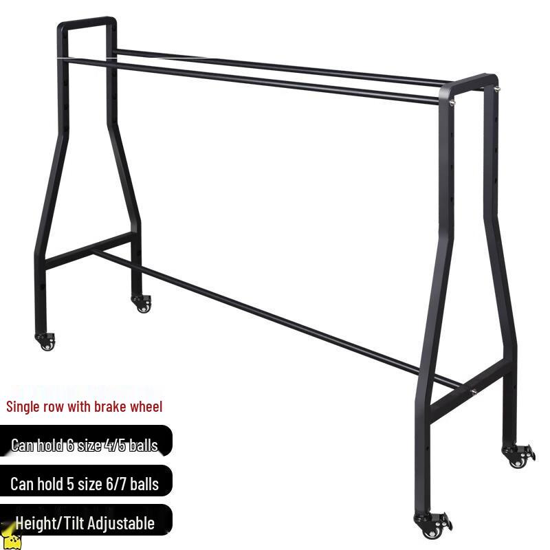Movable Steel Basketball Storage & Training Cart