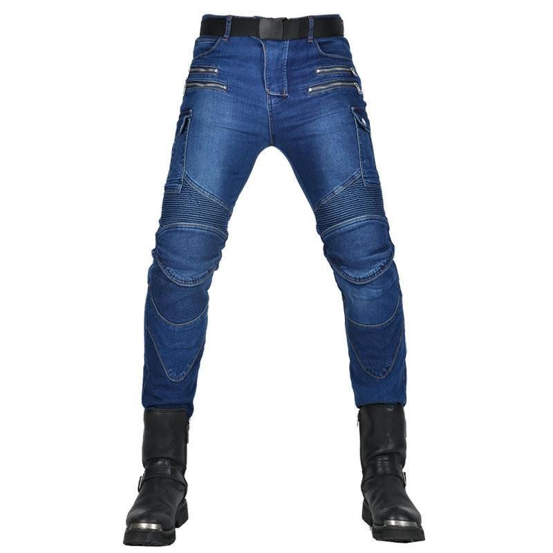 Mens Motorcycle Riding Pants With Reinforced Knee Protection Cotton Tactical Cargo Outdoor Biking