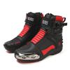 New First-layer Cowhide Waterproof and Drop-proof Motorcycle Riding Shoes Large Size Racing Shoes