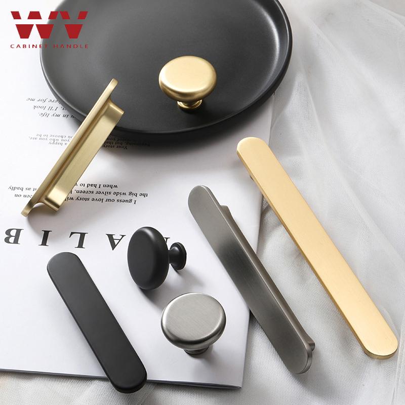 Mânere de depozitare pentru dulapuri de bucătărie negre WV, aurii, pentru uși de comodă, dulap, sertar, mânere pentru dulap, mobilier, mâner, hardware