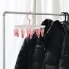 1Pcs Plum Blossom Socks Drying Rack Sturdy Clip Hanger Windproof Drip Hanger Household Clothes Stand Blue Windproof Drying Rack