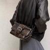 Kadınlar için çapraz askılı vintage tarzı tote omuz çantası koltuk altı çantası bayanlar