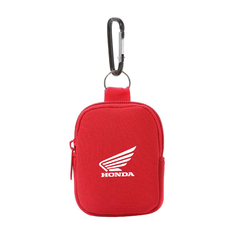Car Casual Coin Purse Zipper Wallet Retro Key Holder Mini Money Bag For Honda Mugen Power Civic Accord CRV Hrv Jazz CBR VTEC VFR CG3