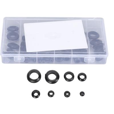 Kit Assortimento Passacavi 180 Pezzi Assortimenti Tappi Gomma per Fori Passaparete per Cilindri Valvole