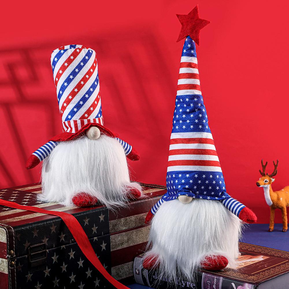 Usa Mesmerizing 2021 Independence Day Bright Faceless Doll Holiday Keepsake Children For